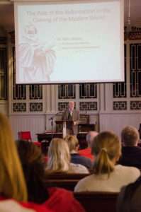 Dr. Terry Morris speaks on "The Role of the Reformation in the Coming of the Modern World."