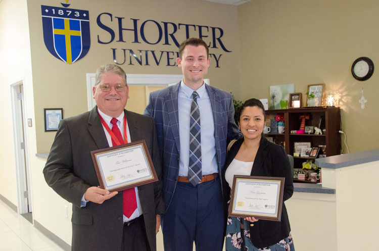 Tim Williams, Dr. Heath Hooper, and Nora Guzman