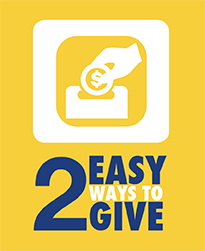 Two easy ways to give. 