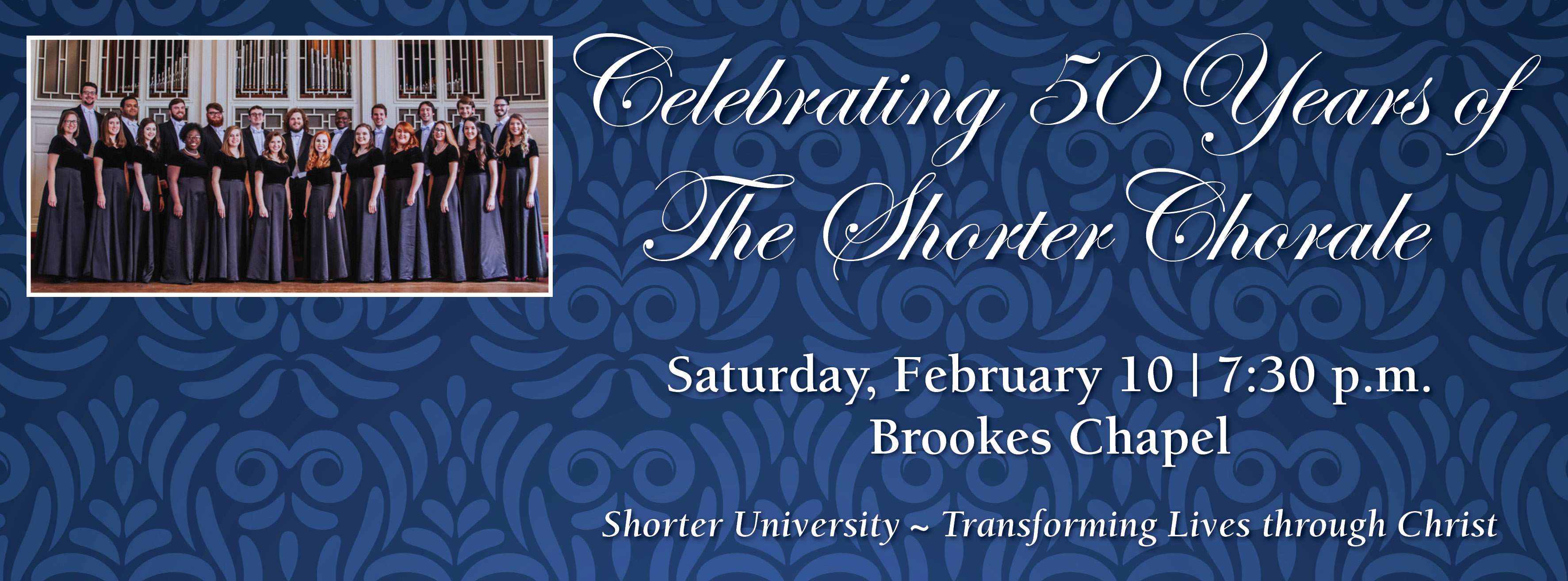 Feb. 10 Concert to Celebrate 50 Years of The Shorter Chorale