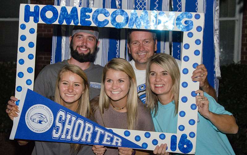 A family photo in a big Shorter frame.