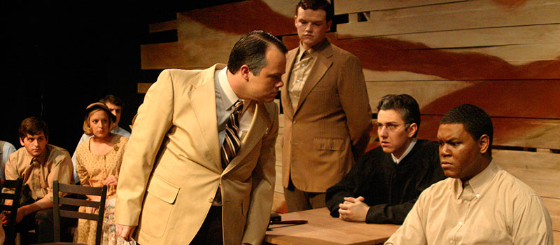 Courtroom scene from To Kill a Mockingbird