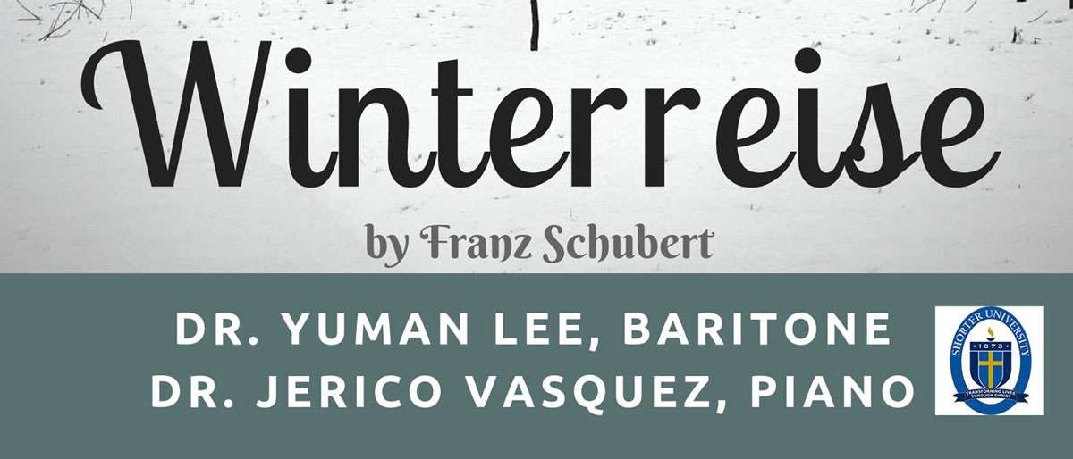 A presentation of Schubert's Winterreise by Baritone Yuman Lee and Pianist Jerico Vasquez
